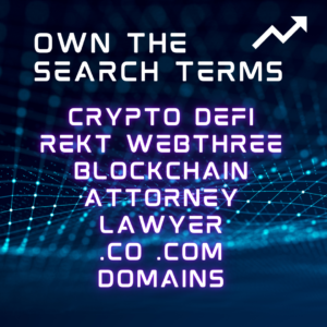 Crypto Lawyer and Attorney Domains For Sale